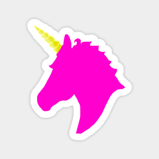 Pink Unicorn Head Sticker